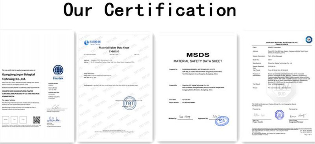 our certification our certification