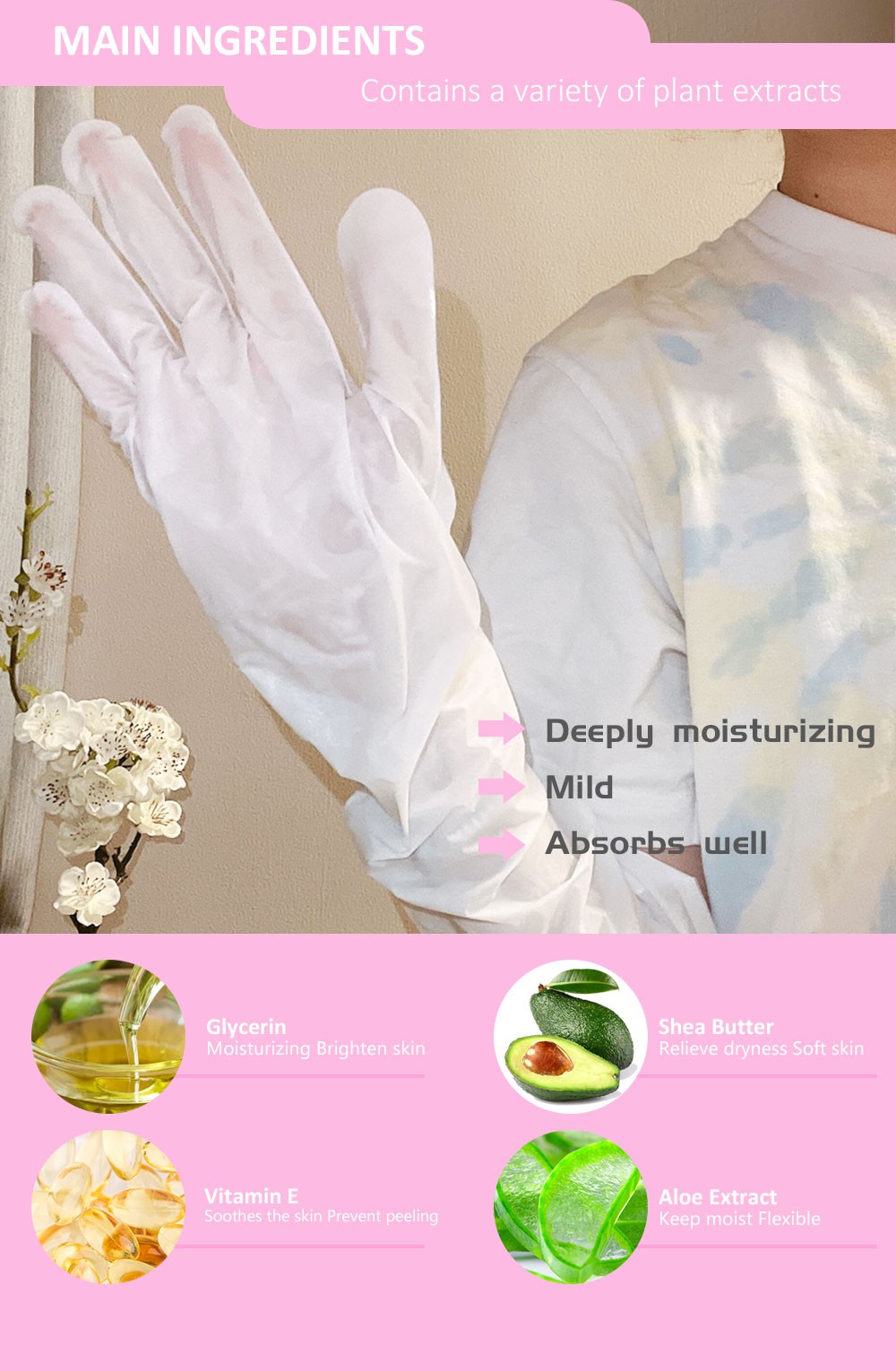 Long size hand mask Long size hand mask