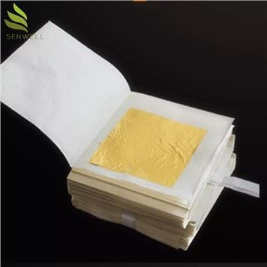 Χρυσό φύλλο φύλλου 24 K βρώσιμο χρυσό